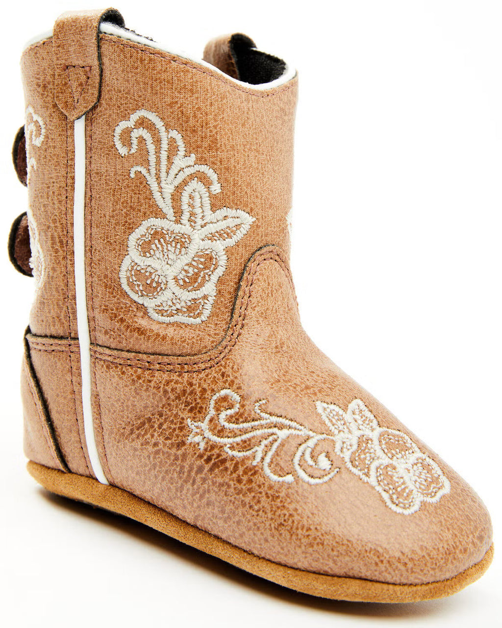 *Boot Barn Infant Girls' Lil' Lasy Poppet Boots - Round Toe, 3 (6/9m)