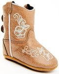 *Boot Barn Infant Girls' Lil' Lasy Poppet Boots - Round Toe, 3 (6/9m)