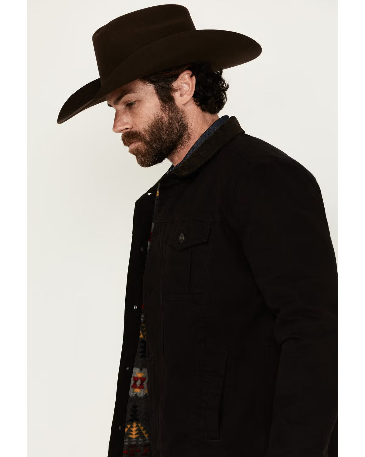 Cody James Men's Ozark Memphis Washed Rancher Jacket - Black - Size Large