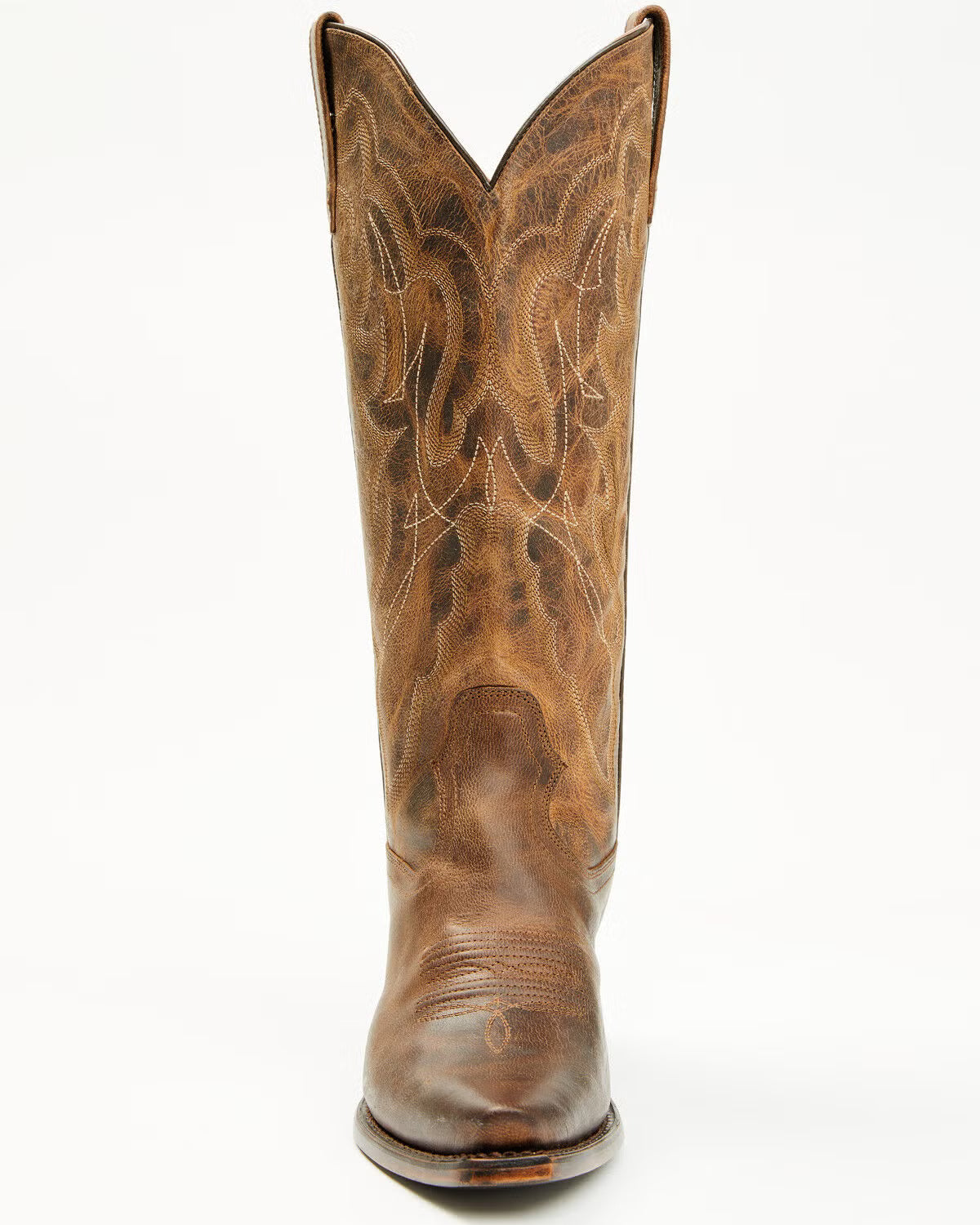 Shyanne Women's Tess Tall Western Boots - Snip Toe, Brown (Sz 6.5)