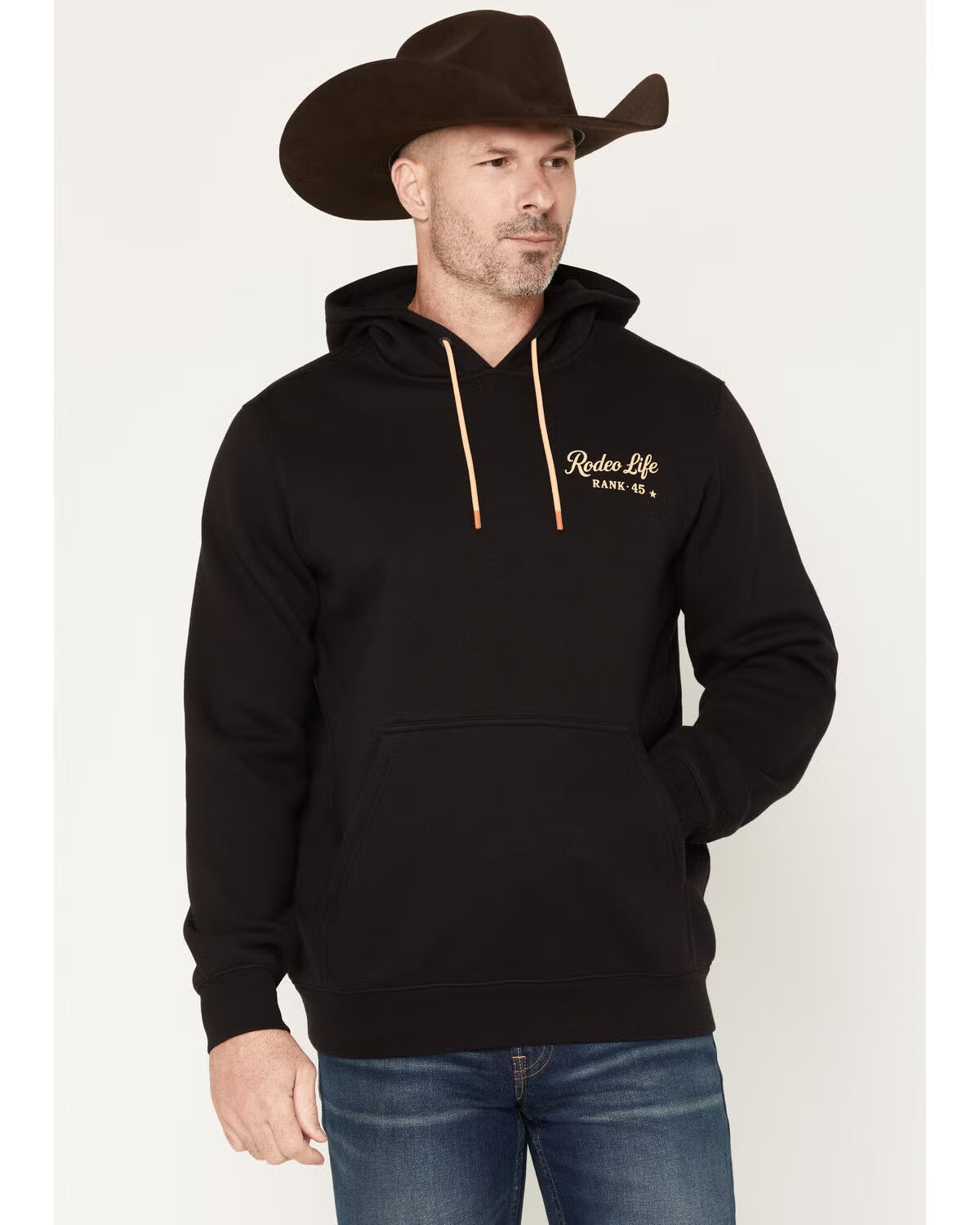 *RANK 45® Men's Build A Legend Logo Graphic Hooded Sweatshirt L