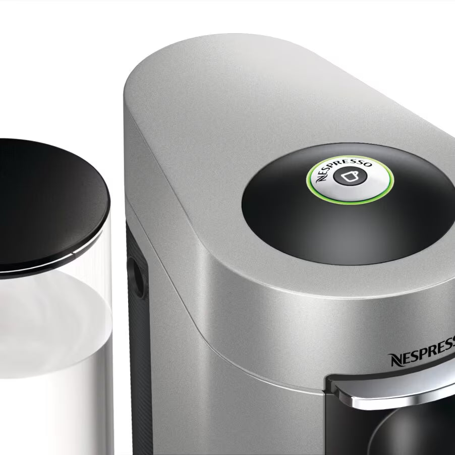 Nespresso Vertuo Plus Deluxe Coffee and Espresso Machine by De'Longhi, Silver