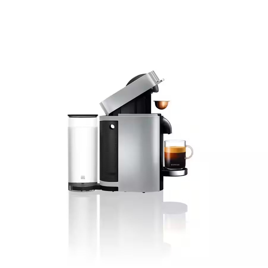 Nespresso Vertuo Plus Deluxe Coffee and Espresso Machine by De'Longhi, Silver