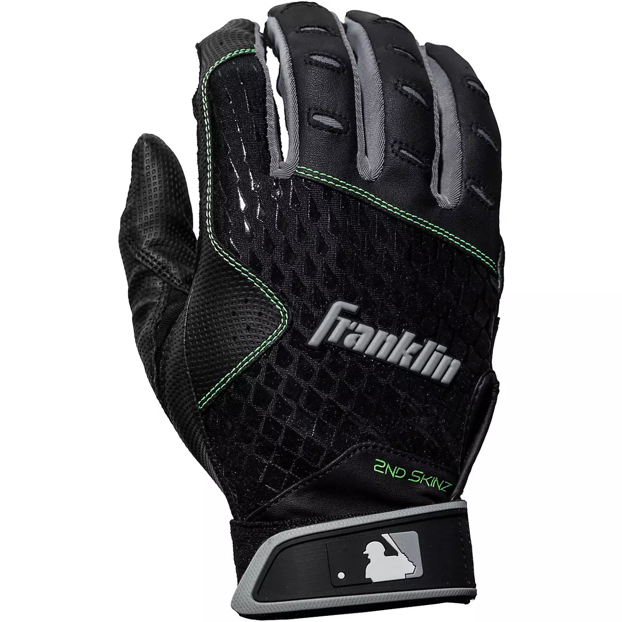 Franklin Adults' 2nd-Skinz Batting Gloves (White Stitching) (New Open Box)