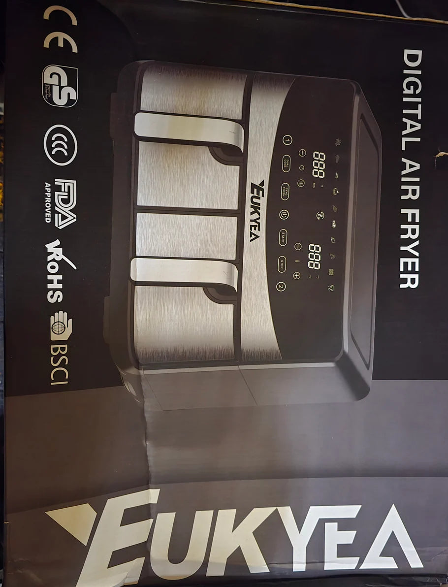 Eukyea 9L Family-Size Double Air Fryer Oven