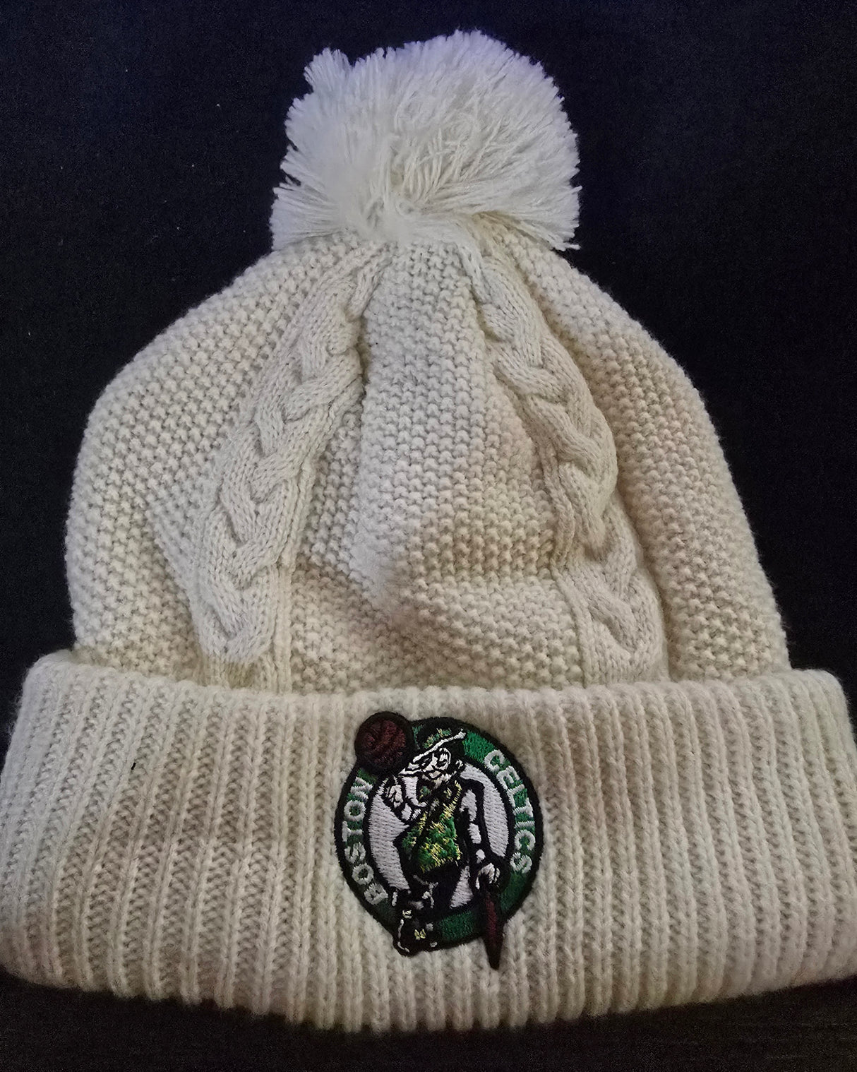 Celtics Ladies New Era Pom Knit Hat
