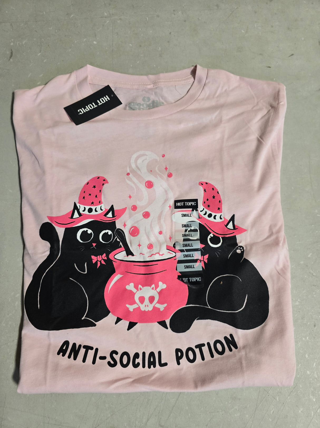 Kitten Anti-Social Potion Tee Size S
