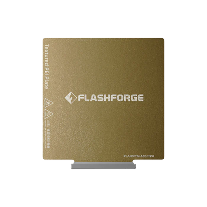 Flashforge Double-Sided Textured PEI Plate for Adventurer 5M and AD5X Series, Flexible Build Plate PEI Sheet for PLA/PETG/TPU/PLA-CF/PETG-CF