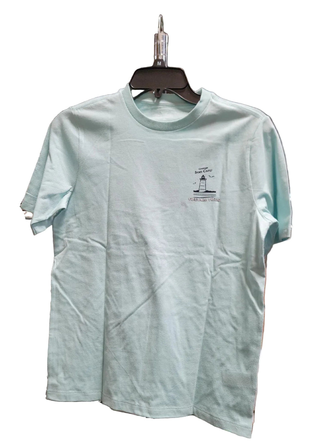 VINEYARD VINES | Postcard From Camp Tee in Aqua Haze | Medium