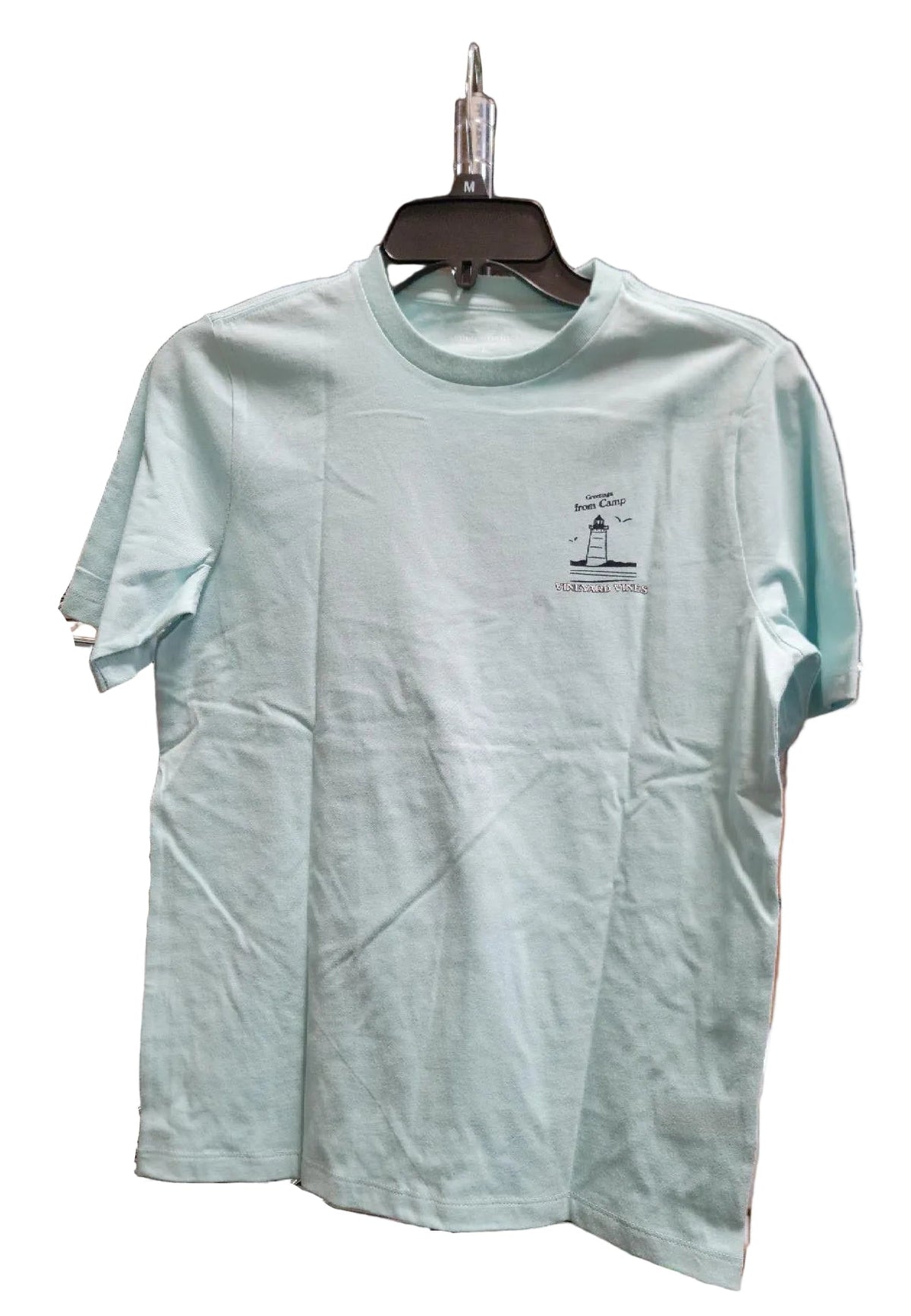 VINEYARD VINES | Postcard From Camp Tee in Aqua Haze | Medium