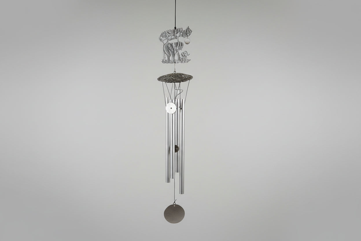 Fine Pewter Large Wind Chime 25"
