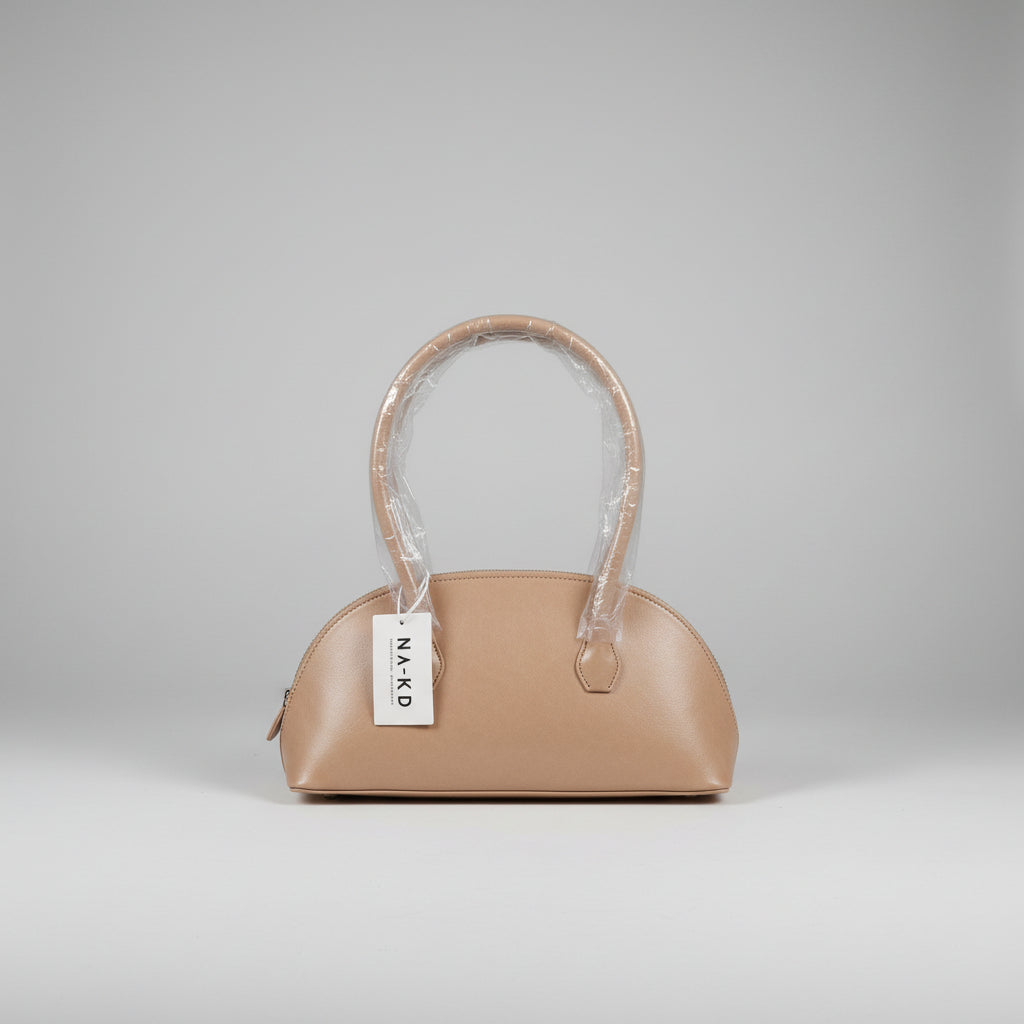 NA-KD Rounded Bowling Bag Brown