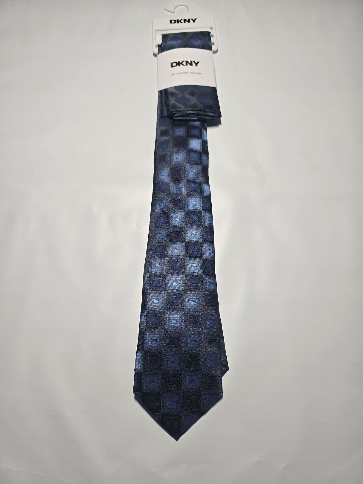DKNY Tie and Pocket Square
