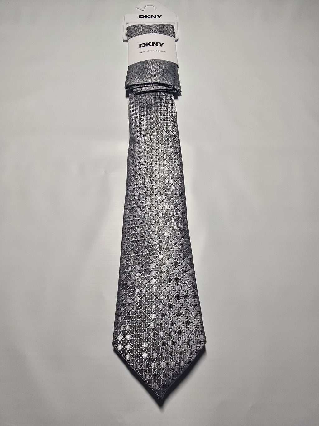 DKNY Tie and Pocket Square