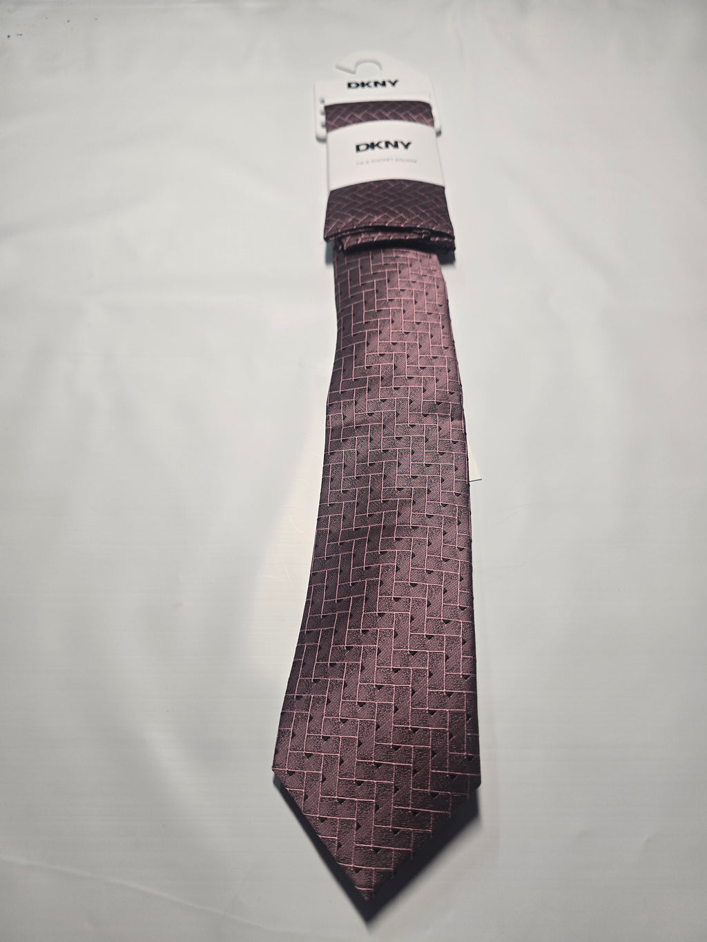 DKNY Tie and Pocket Square