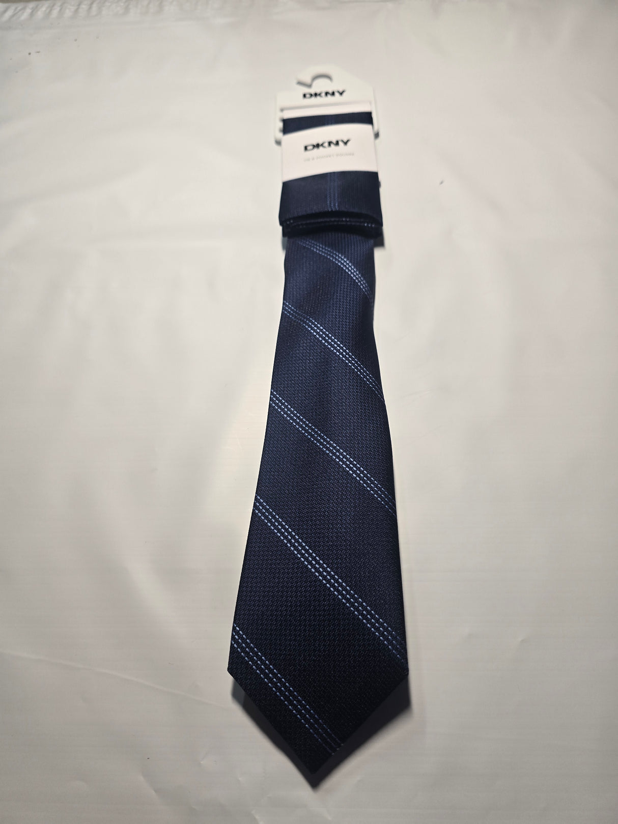 DKNY Tie and Pocket Square