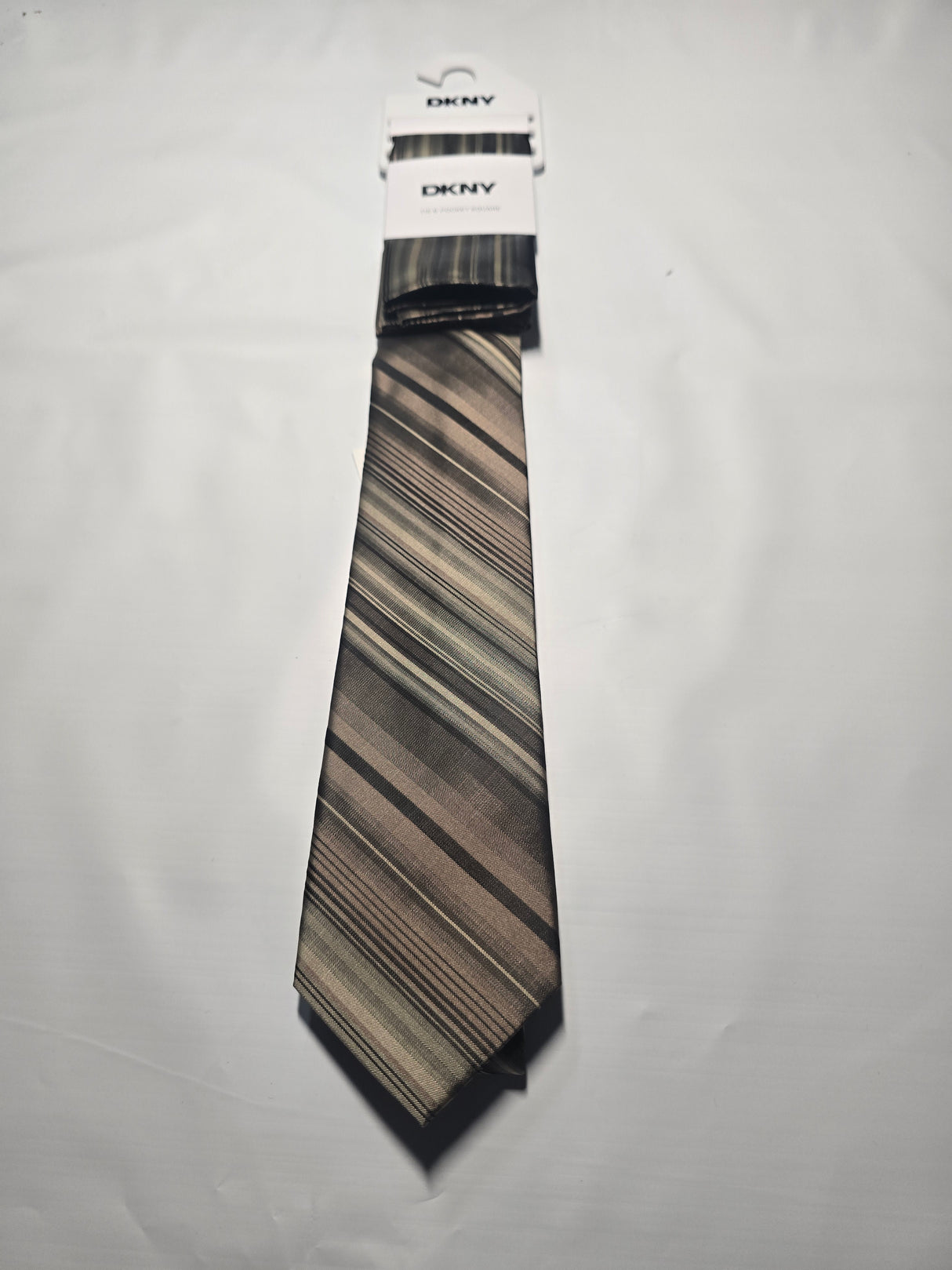 DKNY Tie and Pocket Square