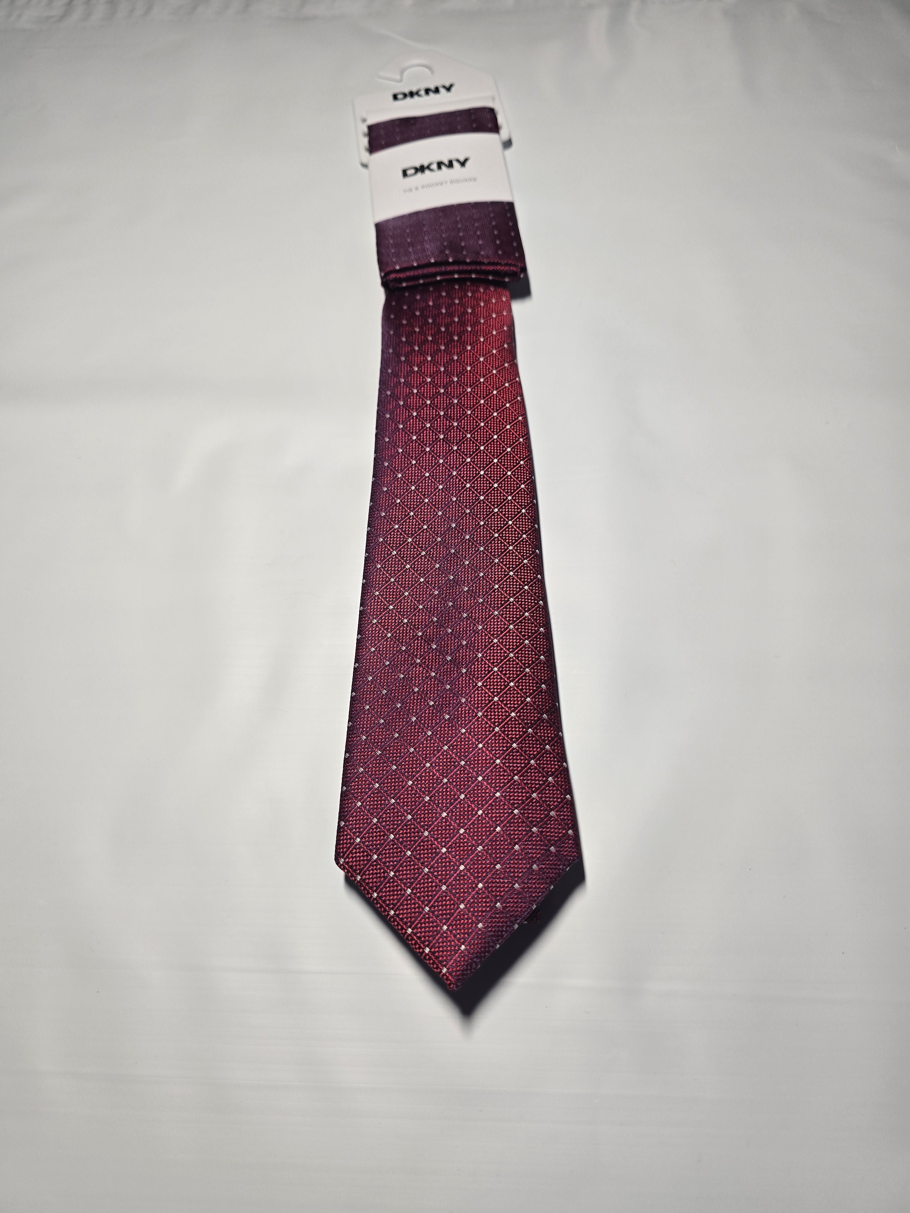 DKNY Tie and Pocket Square