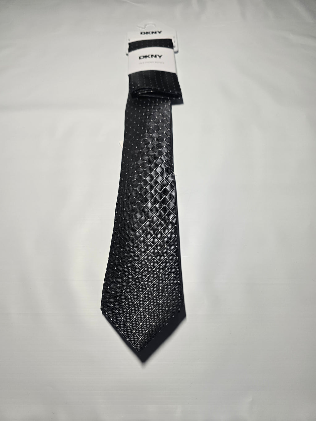 DKNY Tie and Pocket Square