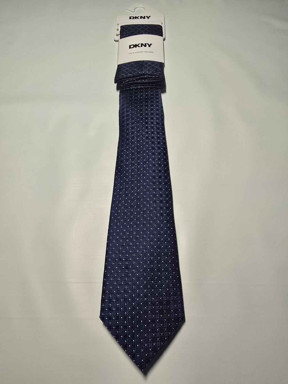 DKNY Tie and Pocket Square