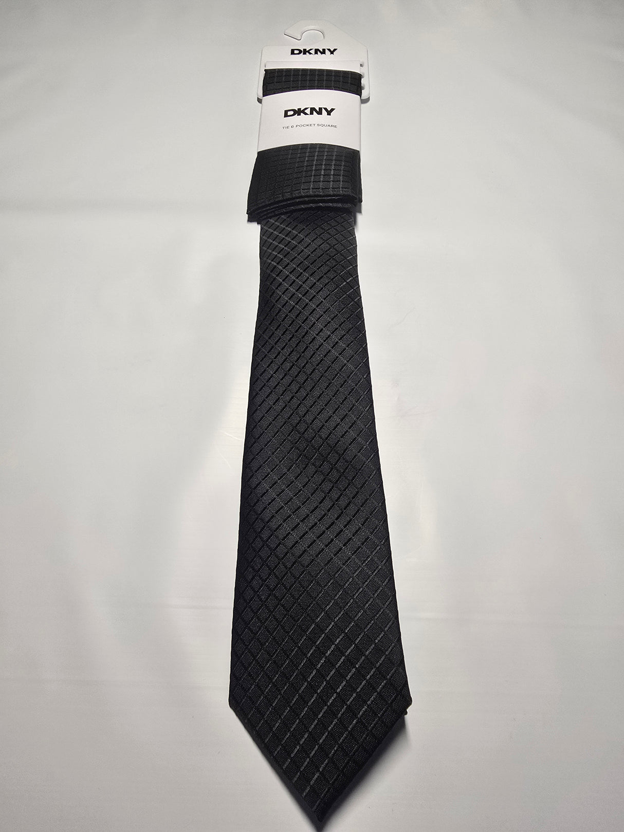 DKNY Tie and Pocket Square