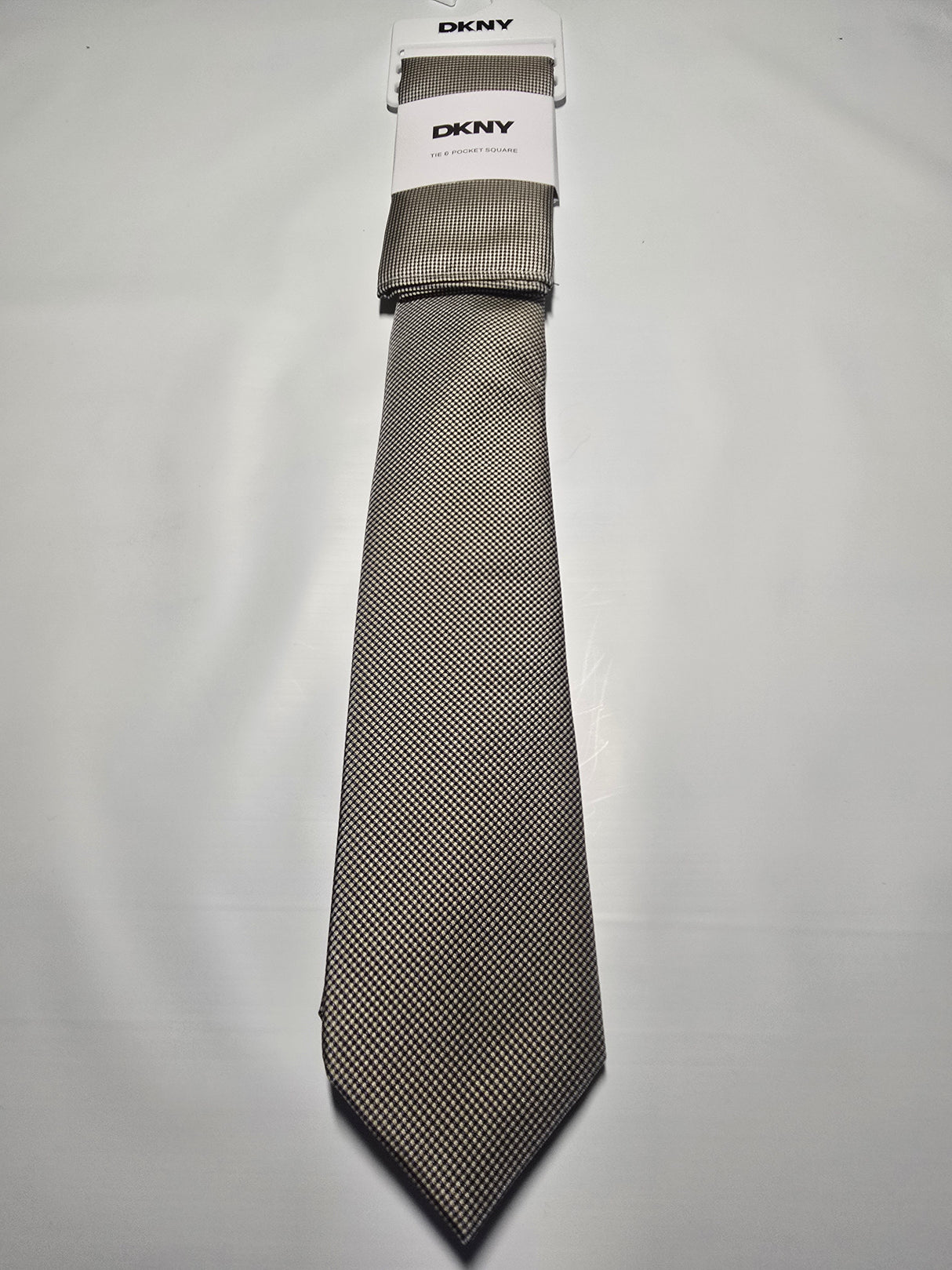 DKNY Tie and Pocket Square
