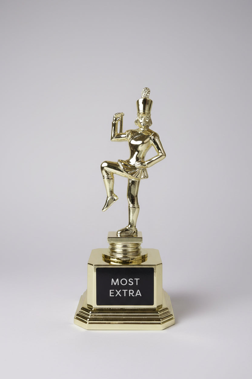 Gold Trophy Weighted Plastic Novelty Funny Gift