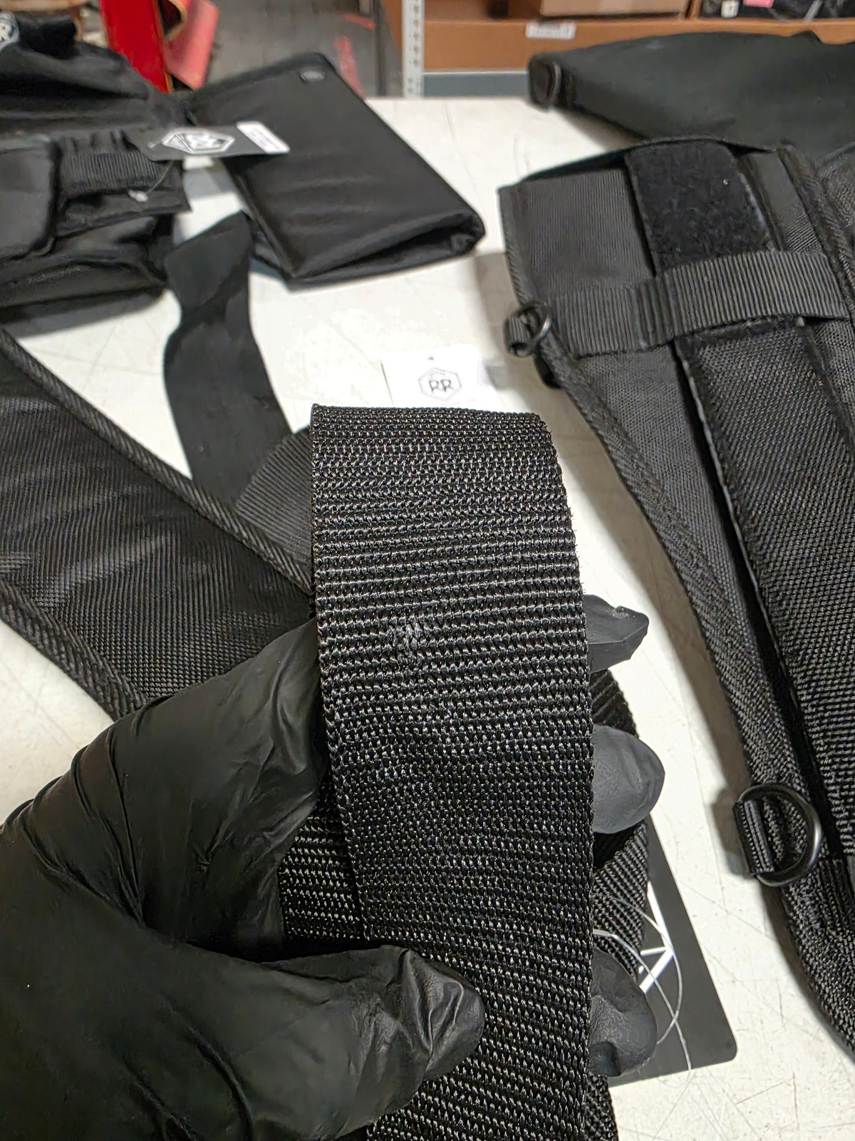 RR BUILDINGS Tool Belt Set - Suspenders, Medium Belt Pad & Dominant Pouch - 3 Pcs Black