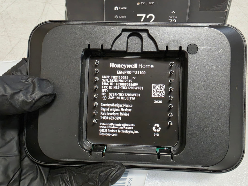 HONEYWELL Home ElitePRO S1100 Smart Thermostat - Black - THX1100B4