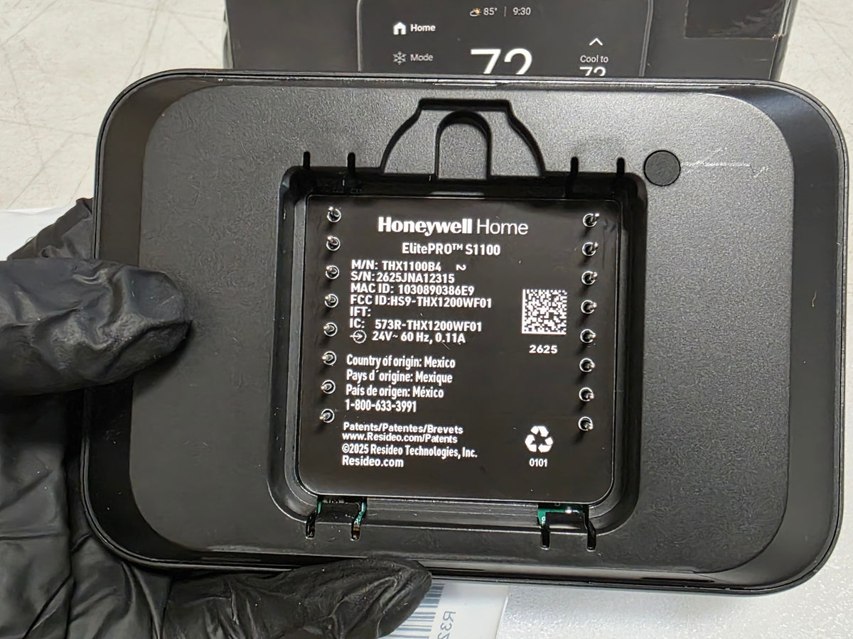 HONEYWELL Home ElitePRO S1100 Smart Thermostat - Black - THX1100B4