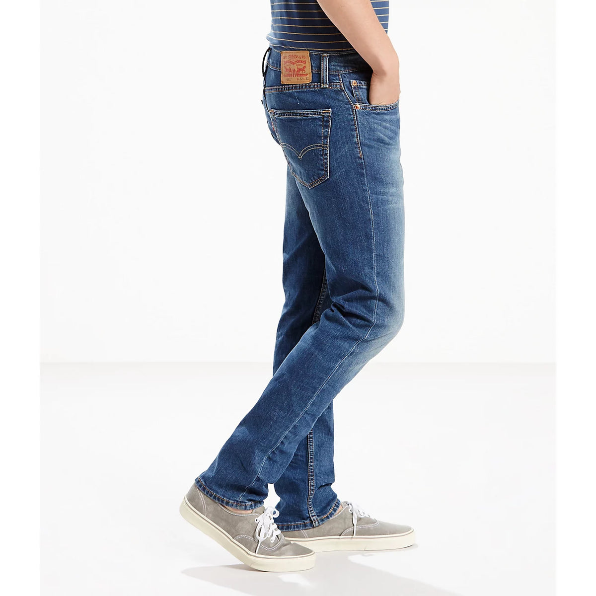 Levi's Men's 511 Slim Fit Jeans - Medium Blue - Size 40x30