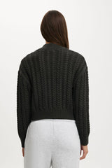 Cotton-On Boxy Mock Neck Knit Sweater