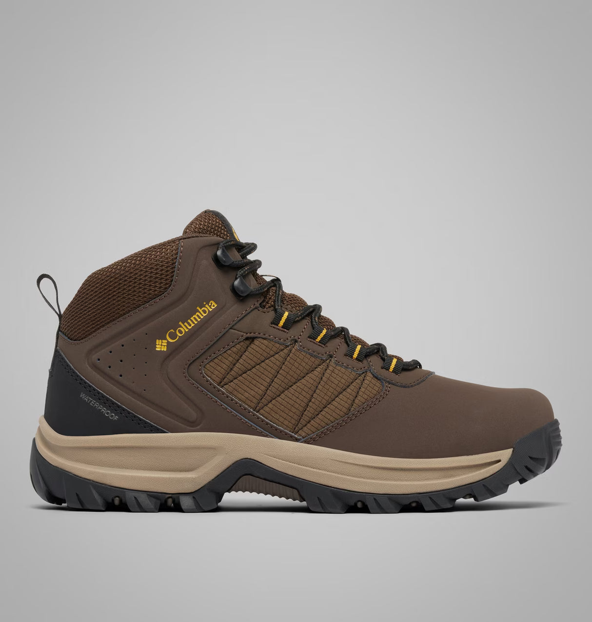 Columbia Men's Transverse™ Hike Waterproof Shoe | 231 | 10.5/ Cordovan, Golden Yellow