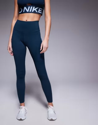 Nike Training One leggings in Navy, L