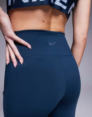 Nike Training One leggings in Navy, L