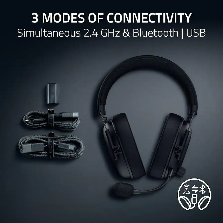*Razer - BlackShark V3 Wireless Over-the-Ear Gaming Headset, Black
