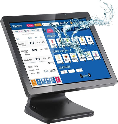 MUNBYN 17-inch POS-Touch-Screen-Monitor, POS-System-for-Small-Business, Multi-Touch Monitor