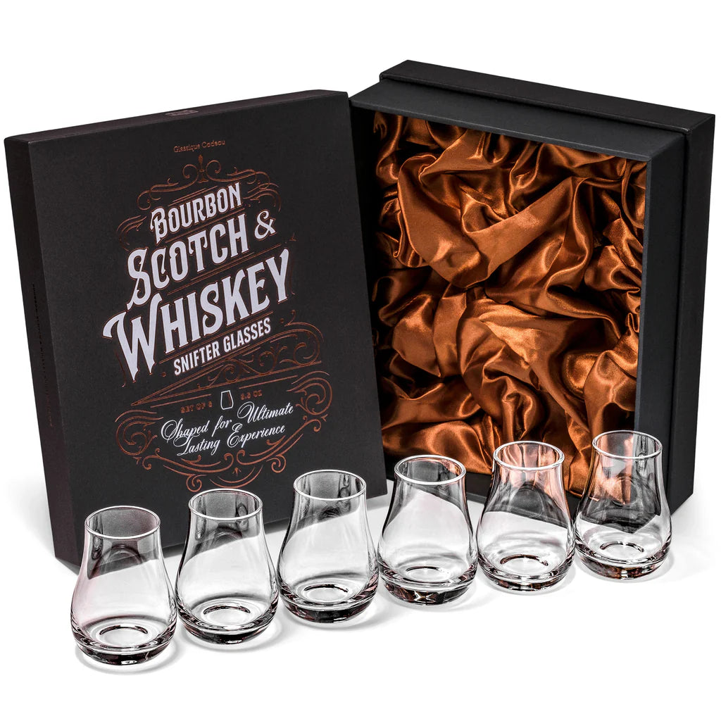 GLASSIQUE CADEAU Stemless Whiskey, Bourbon and Scotch Tasting Glasses