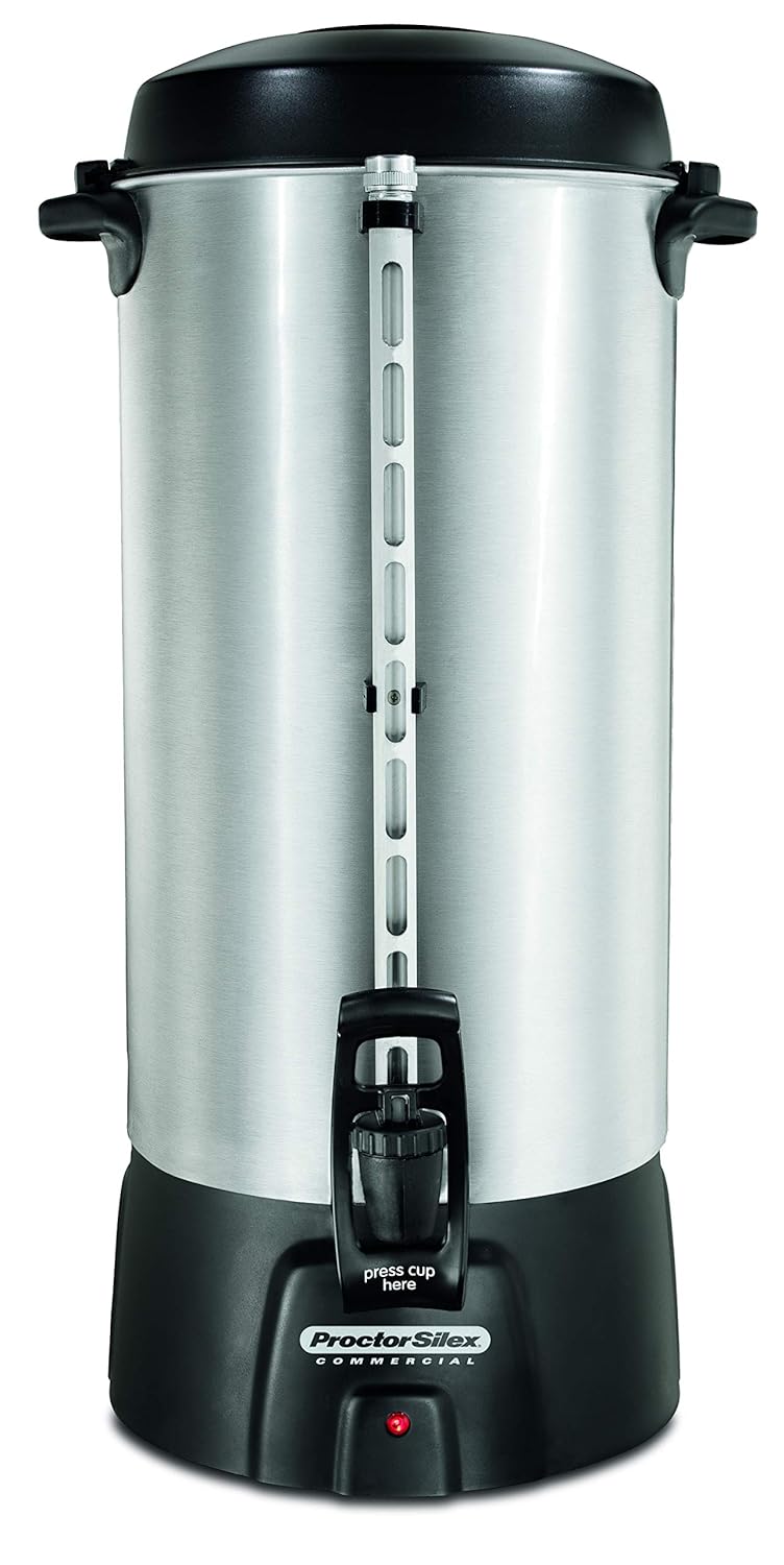 Proctor Silex 45100 100 Cup Brushed Aluminum Coffee Urn