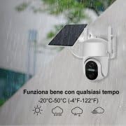 Solar Security Cameras Wireless Outdoor Battery Powered, (OPEN BOX)