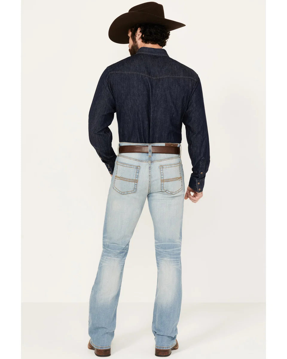 Cody James Men's Cowboy Wash Jackson Slim Straight Stretch Denim Jeans  34W x 36L
