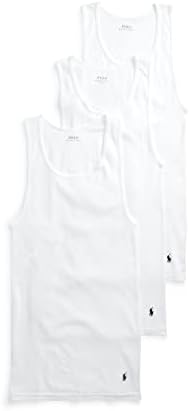 *Polo Ralph Lauren Men's Big & Tall Classic Fit Cotton Tank Undershirts, 3-Pack size L