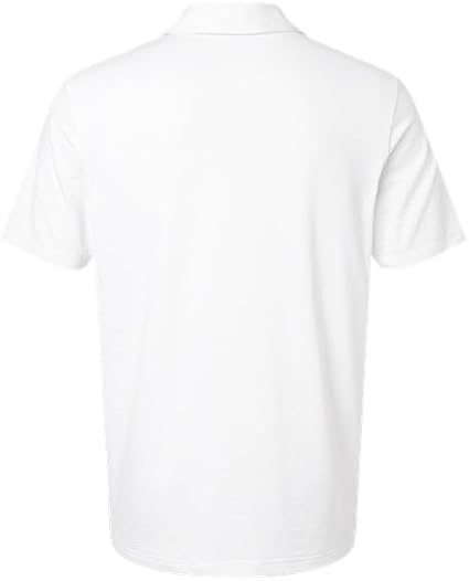 Adidas Men's Textured Stripe Polo - White