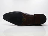 Calfskin Spectator Penny Loafer from the Carrucci Collection (Style: 2240-12T) - Black/White - Size 11