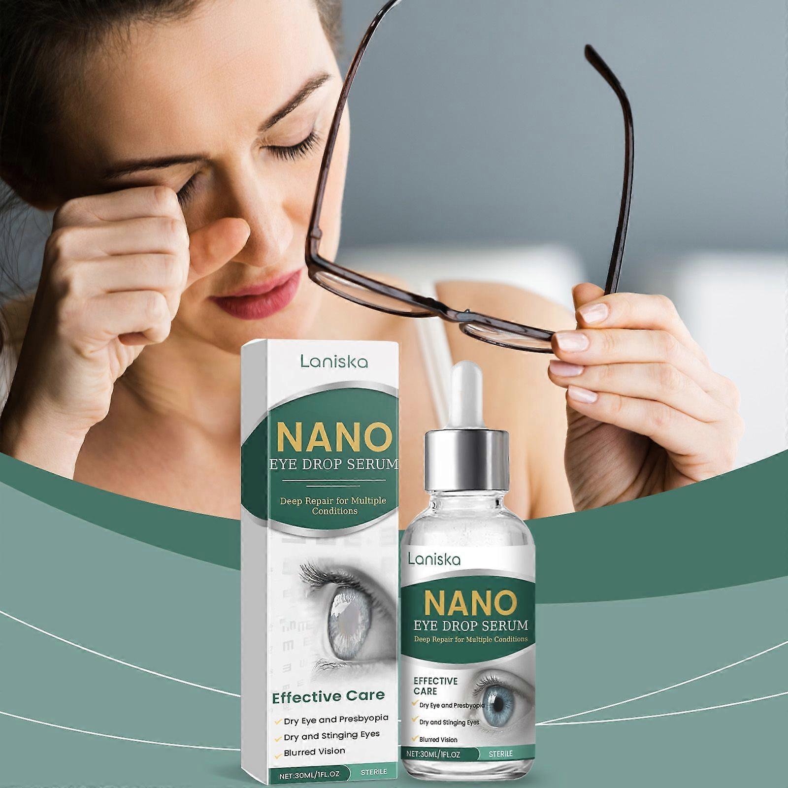 LANISKA Nano Eye Drop Serum | Deep Repair for Multiple Conditions | 1 fl oz