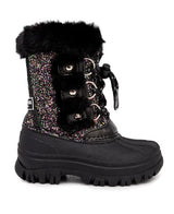 London Fog Toddler Girls Idina Duck Lace Up Boots Size: 6