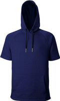 EVOSHIELD Men's Pro Team Short Sleeve Hoodie 2.0 in Navy - LG