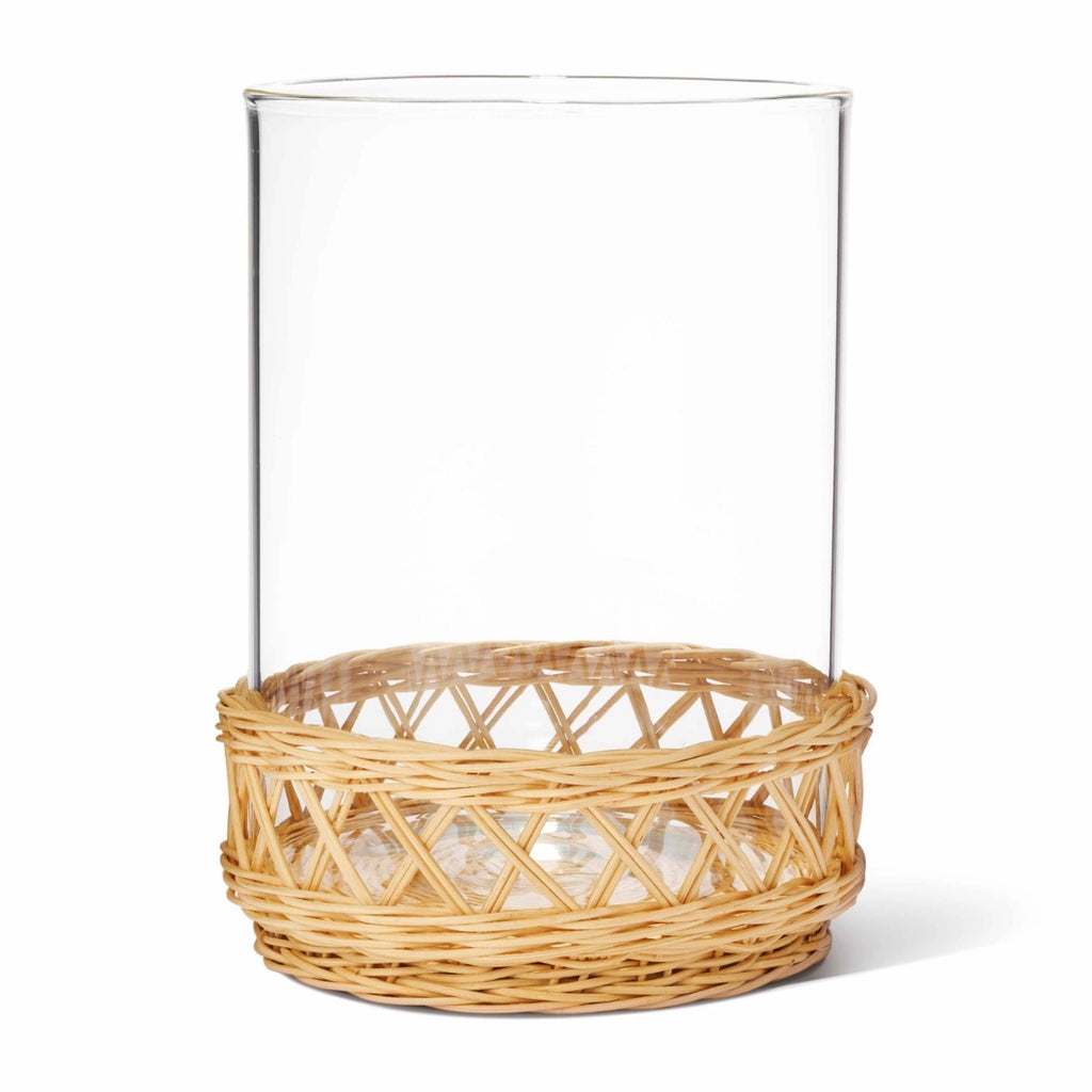 Navona Small Rattan Hurricane by Aerin - Natural