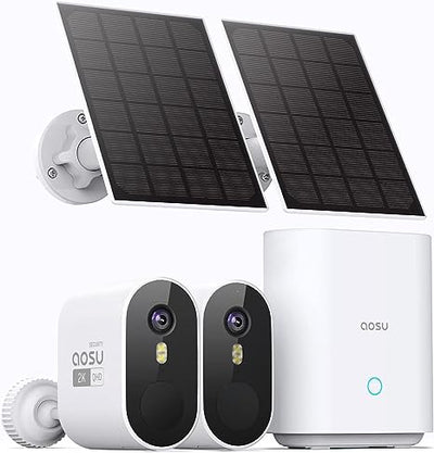AOSU Solar Security Camera System
