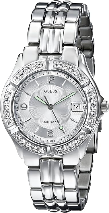 GUESS Gold-Tone Bracelet Watch with Date Feature. Color: Gold-Tone (Model: U85110L1) (NEW, OPEN BOX)